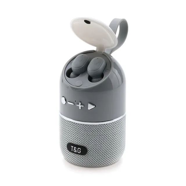 Sportowe wodoodporne słuchawki TF FM Radio dla iPhone'a Samsung TWS 2 w 1 Bluetooth Słuchawki Mini przenośny głośnik bezprzewodowy słuchawki 3nocg