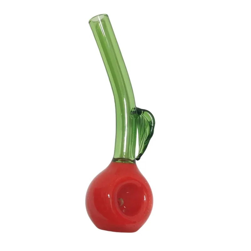 DHL 4,8 pouces cerise bombe fruit fumer pipe pour bong conduites d'eau fleurs verre tuyaux à main barboteur tabac plate-forme