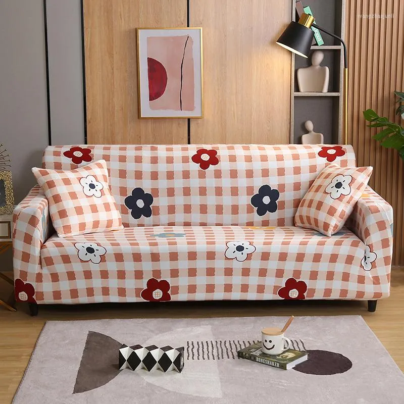 Chair Covers 1 2 3 4 Seater Sofa Cover Set Pure Color Fully Wrapped Anti Dust And Stain Resistant Couch For Living Room Home Decor