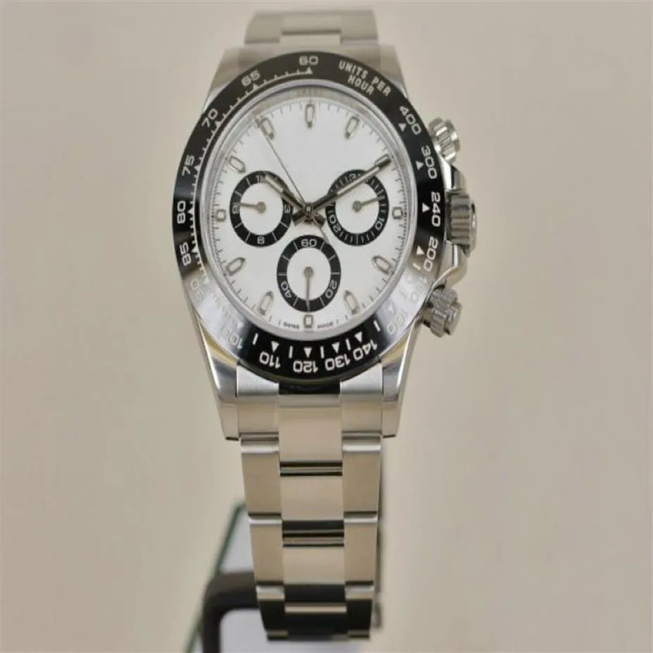 Top N Factory v3 Deluxe Men Watch Sapphire Chaces Watches ETA 4130 Движение керамическая рамка 116500 Модель 904L из нержавеющей стали W236P