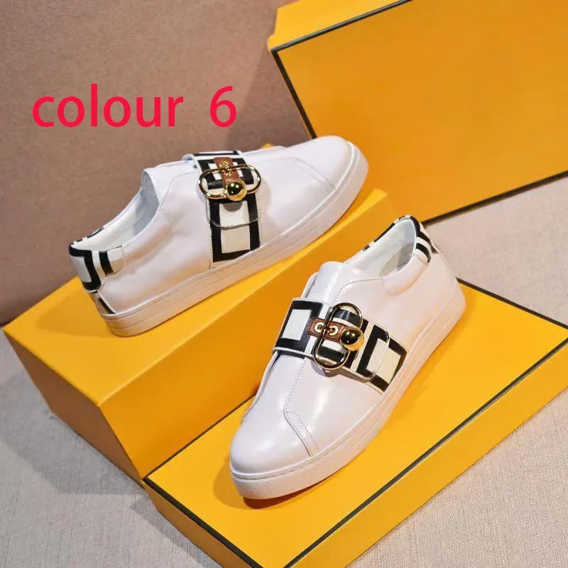 white platform gym Casual shoes women Travel leather lace-up Trainers sneaker 100% cowhide Letters Thick bottom woman designer shoe lady sneakers size 35-41-42 With box
