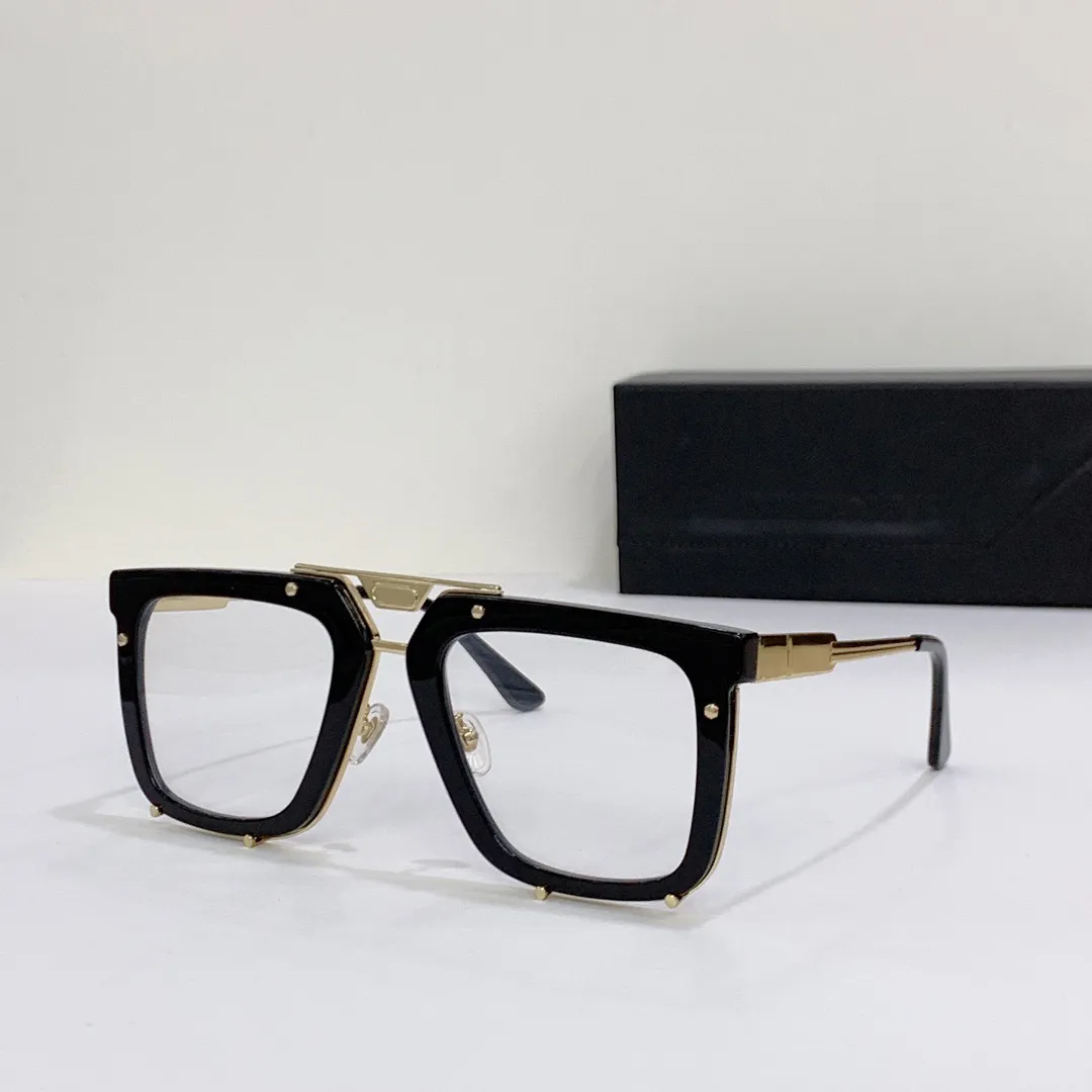 Gold Black Eyeglasses Frame 648 Glasses Eyeglass Optical Eyewear Men Fashion Sunglasses Frames with Box