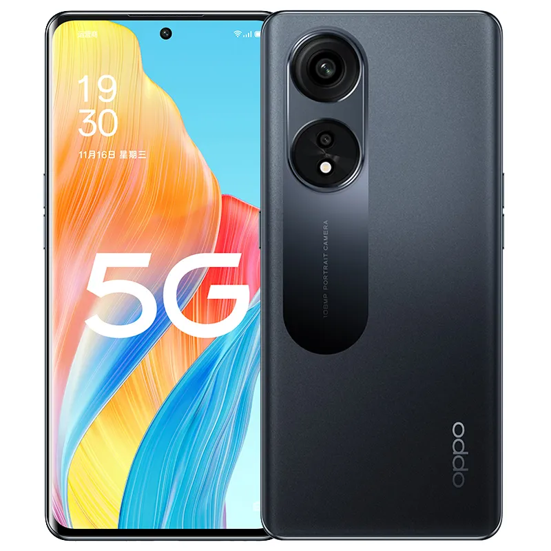 ORIGINAL OPPO A1 PRO 5G Mobiltelefon Smart 8GB 12 GB RAM 128 GB 256 GB ROM OCTA CORE Snapdragon 695 108.0MP NFC Android 6.7 "120Hz Curved Screen FingerPrint ID Face Cellphone