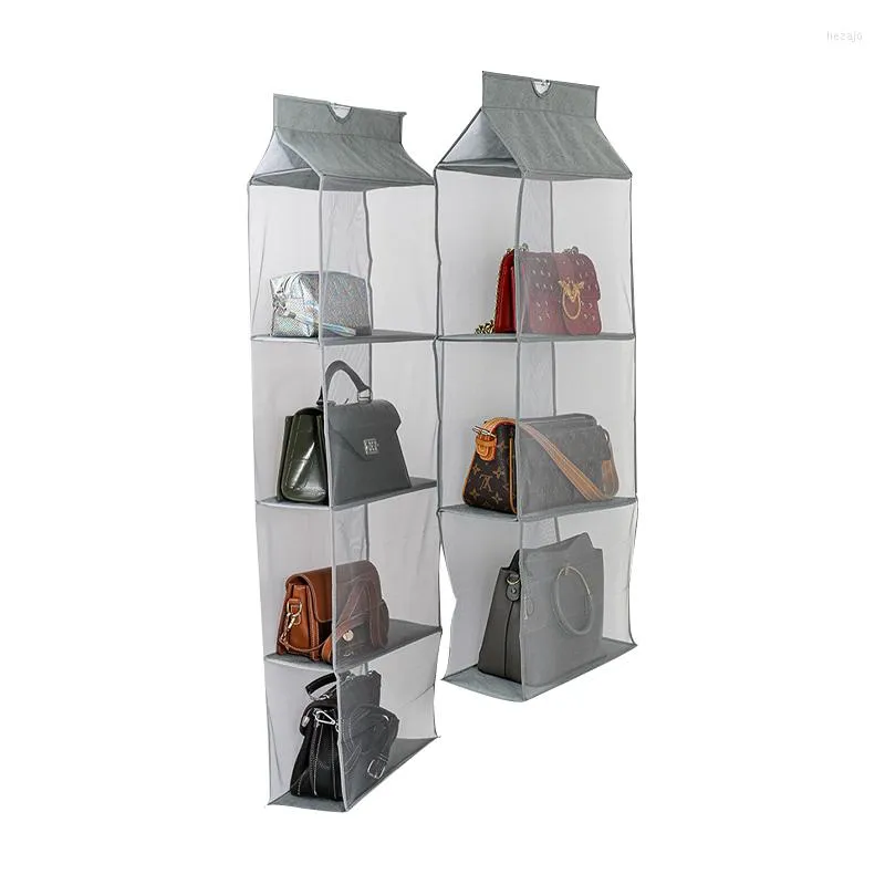 Storage Boxes Bag Hanging Wardrobe Non-woven Fabric Three-dimensional Washable Dustproof