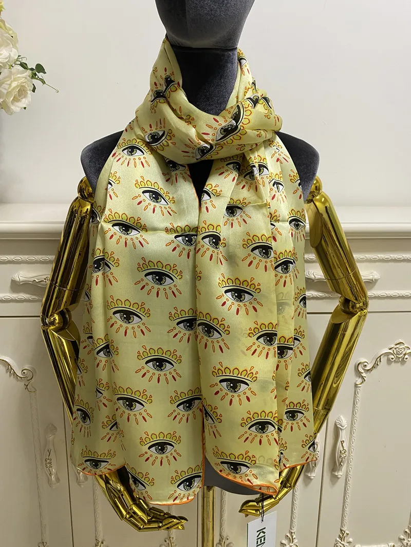 Elegant Womens Silk Scarf With Eye Catching Letters... From Whwu88888 ...