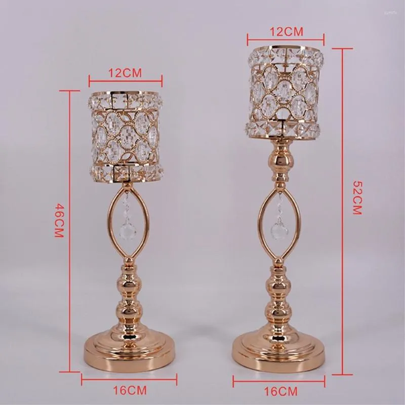 Dekoracja imprezy klasyczna złota ślub Candelabra/Tabil ślubny Candelabra Centerpiece/Candelabra Centerpiece na sprzedaż