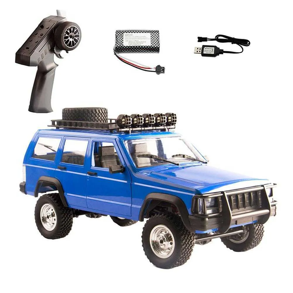 Electric/RC Car Mn78 1/12 2.4g Full Scale Cherokee Remote Control Car Four-wheel Drive Climbing Car Rc Toys For Boys Gifts T221219