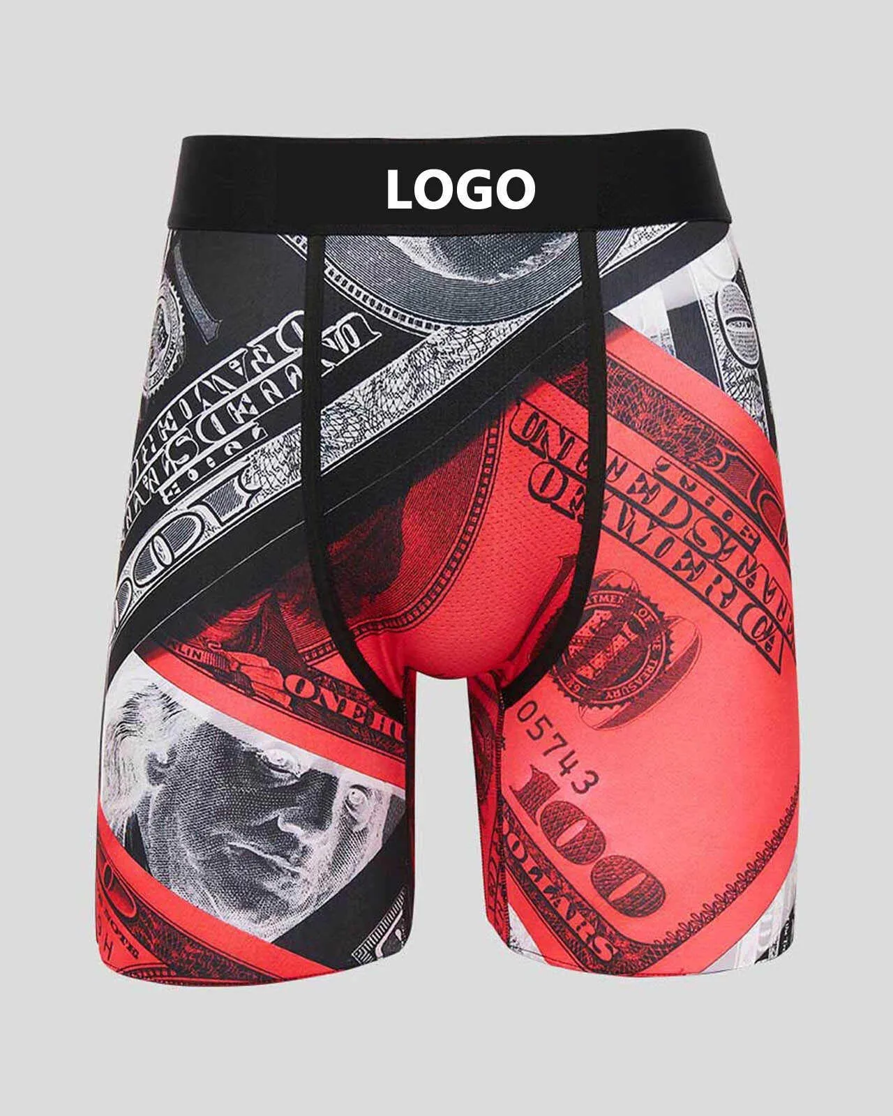 Designer Mens Ice Silk Tiger Underpants Breathable Printed Boxers