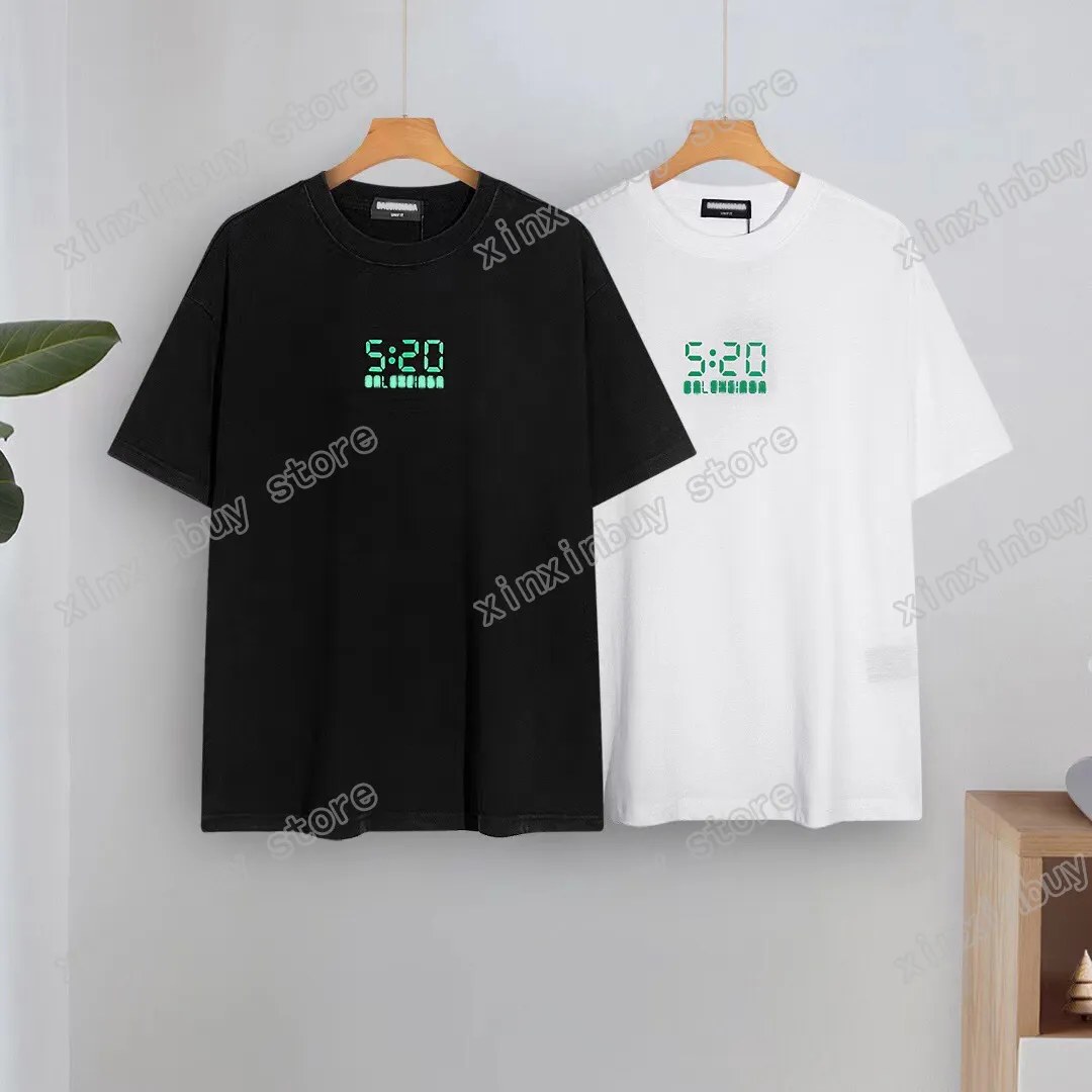 xinxinbuy men designer tee t shirt paris love letter print london london cotton women white black khaki xs-l