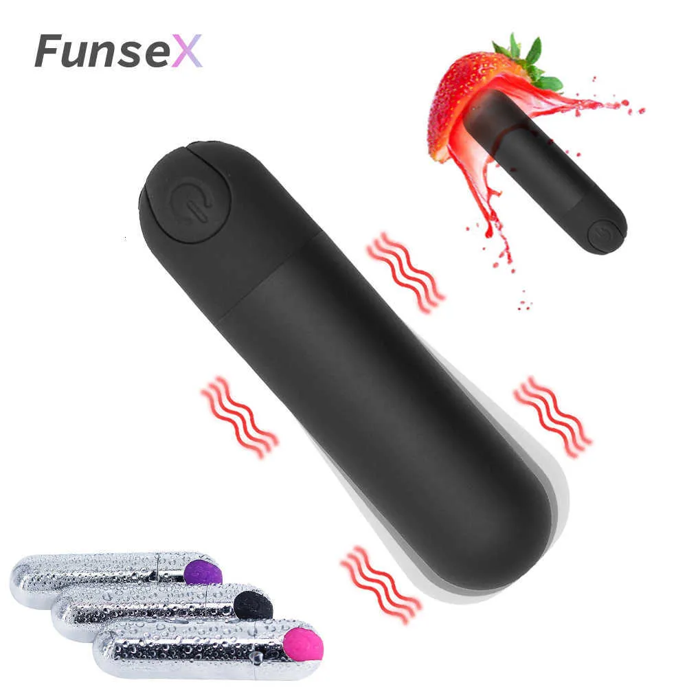 Vibrator 10 Speed Mini Powerful Female Sex Toy Bullet USB Vi EY50