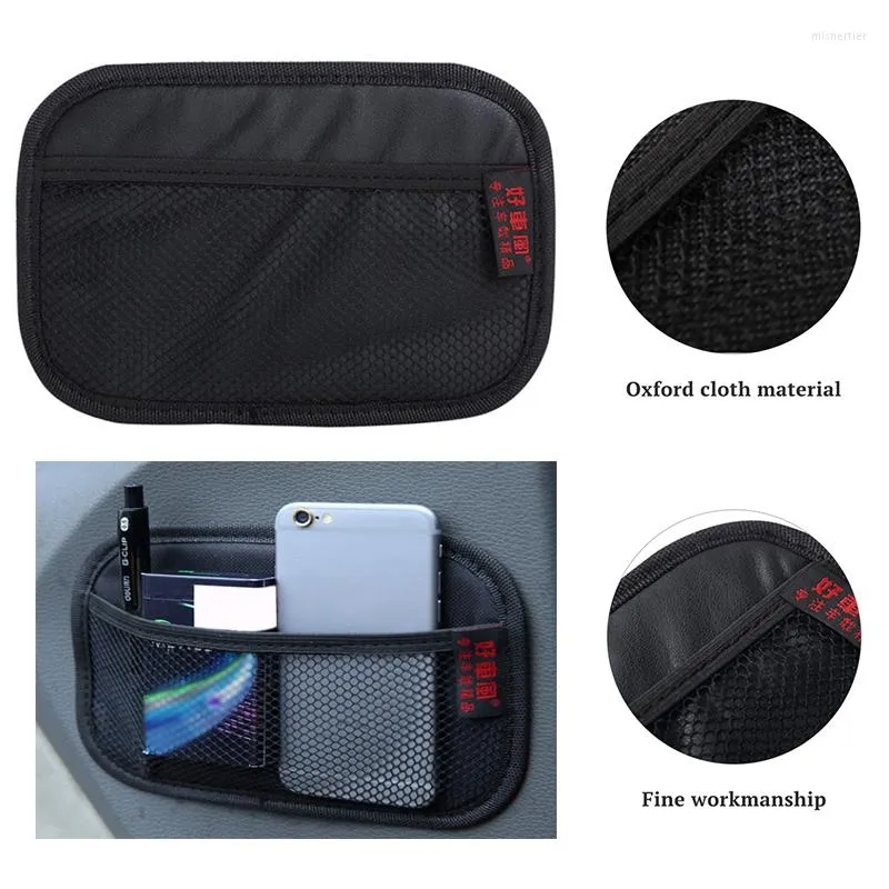 Opbergtassen auto net oxford stof automotive pocket multi-use back-rug organisator hangende tas telefoonhouder hangen