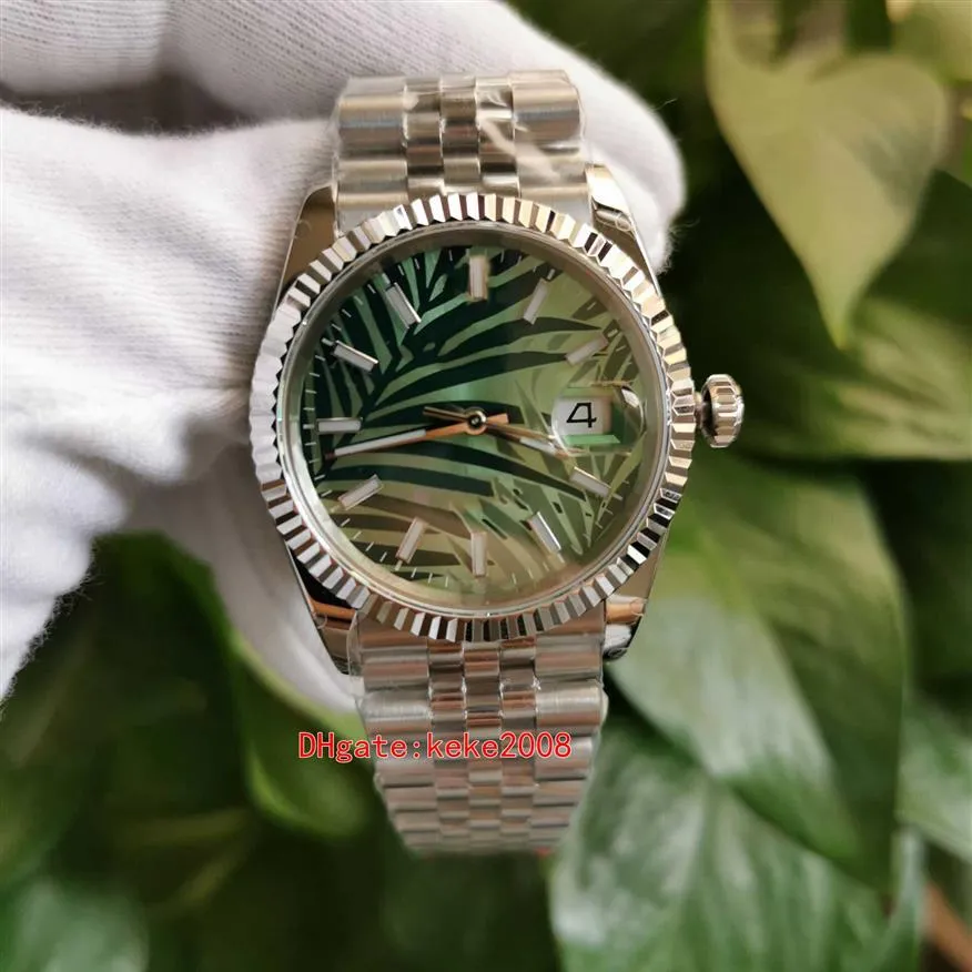 BP Orologi da uomo Orologi da polso 126234 36mm Quadrante verde oliva Vetro zaffiro Acciaio inossidabile 316L Bracciale giubileo luminescente Automati291Y