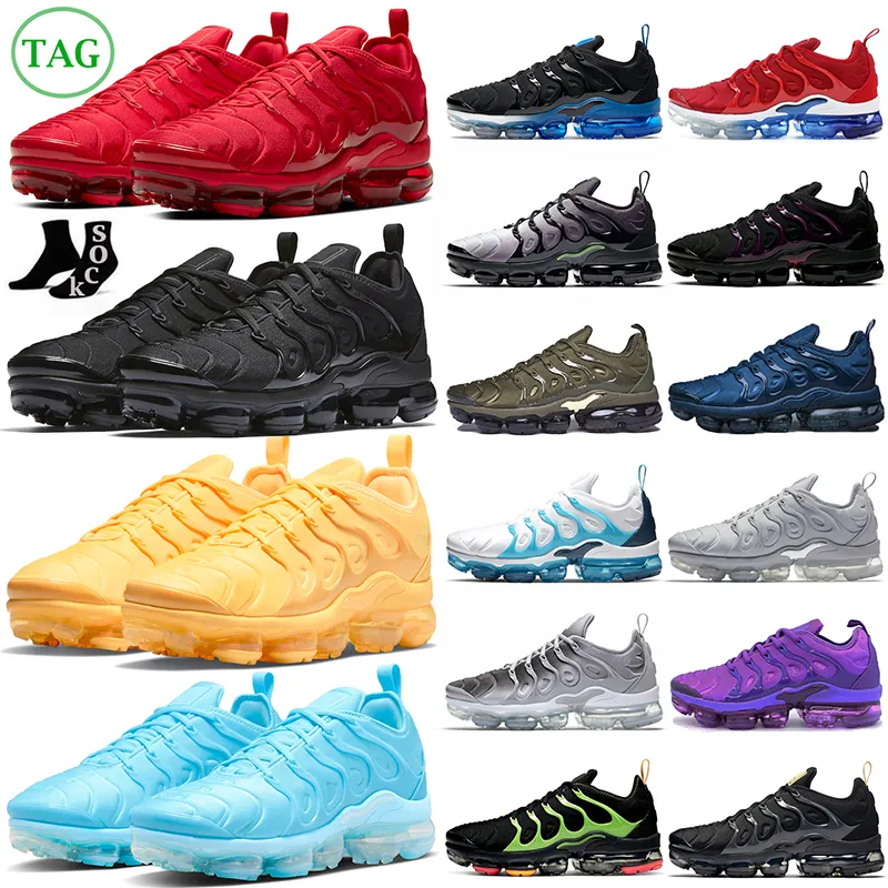 tn plus loopschoenen mannen vrouwen triple zwart wit rood wolf grijs usa atlanta neon dooier bubblegum heren trainers tns buitensporten sneakers wandelen joggen groothandel