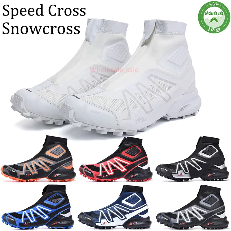 2023 Arrival Sports Boot Running Shoes Speed Cross Boots CS Triple Black ALL White Off Blue Volt Green Speedcross Mens Womens Outdoor Runners Trainers Sneakers