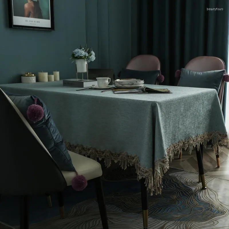 Masa bezi çayı kumaş modern minimalist İskandinav ışık lüks masa örtüsü dikdörtgen üst düzey batı yiyecek ve sandalye kapağı