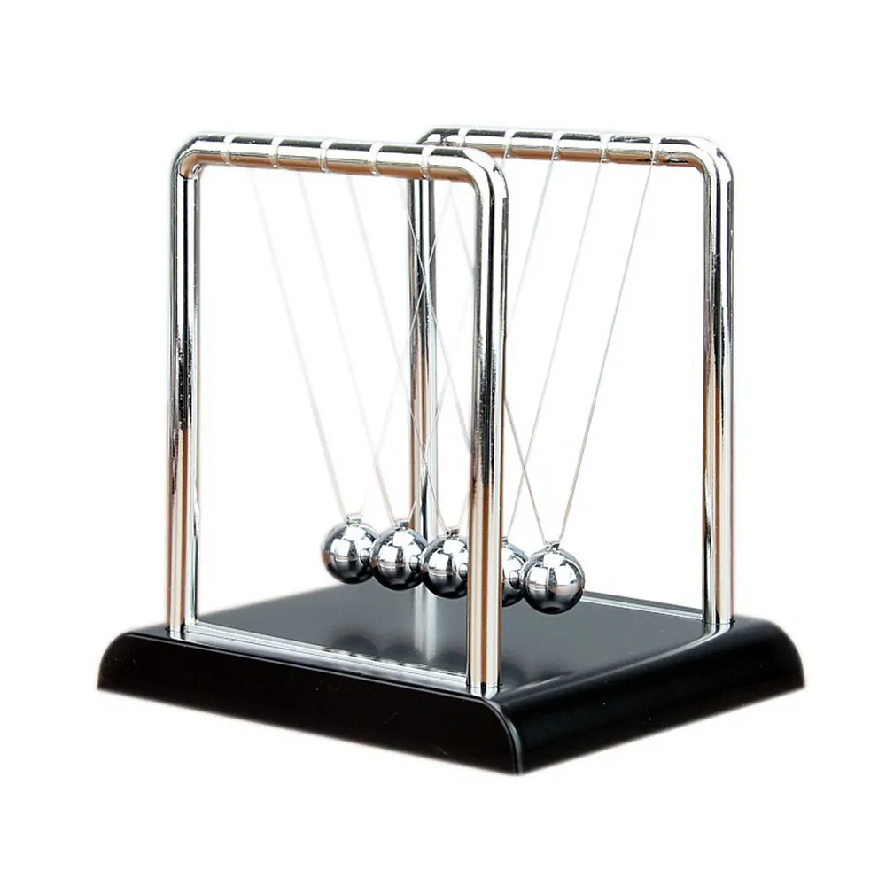 Newton Cradle Çelik Denge Top Oyunları Eğitim Masası Oyuncak Çocuk Erken Eğlence Geliştirme Hediyesi Fizik Sarkıkları Çocuklar İçin 1193