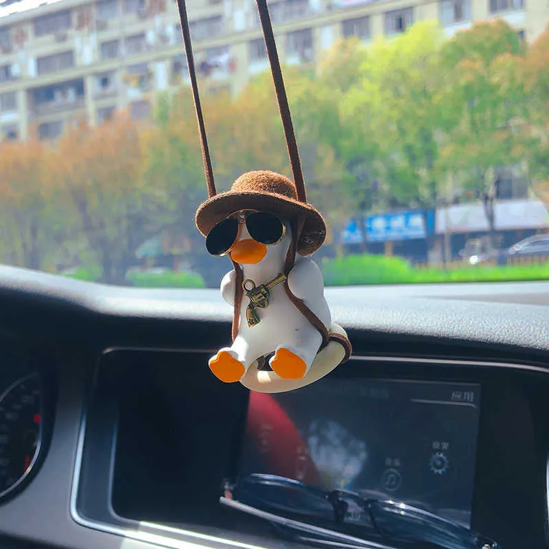 Cowboy Duck Gypsum Rearview Mirror Pendant Car... From Wangcai008, $2.7 ...