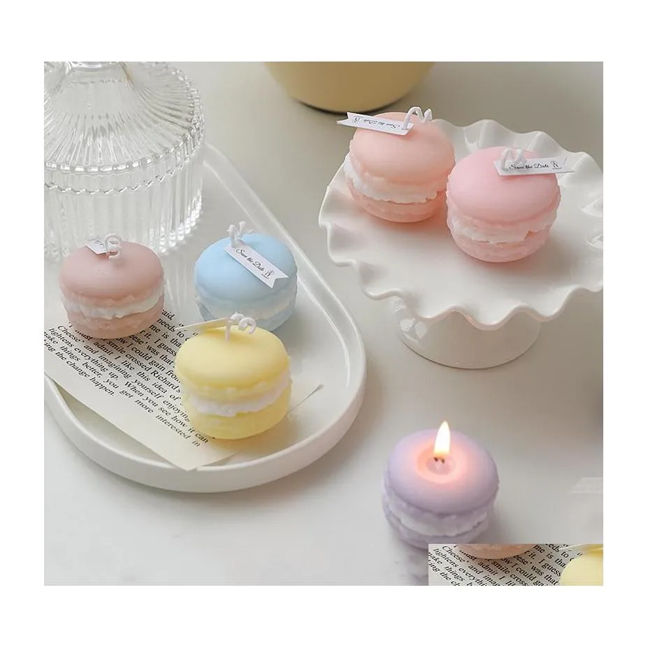 Candles Colorf Scenteds Mini Scented Aromatherapy Wax Candle Portable Travel Decorative For Home Decor Birthday Party Drop Delivery G Dhb0L