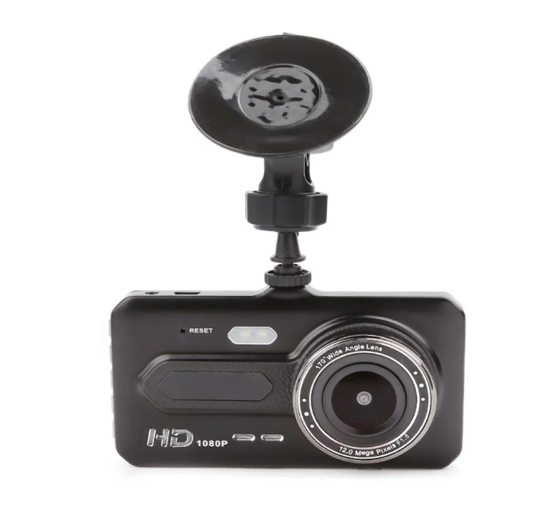 4quot touchscreen auto DVR 1080p Driving Dashcam 2ch videocamera dubbele lens 170 ° 120 ° breed uitzicht hoek nachtzicht GSENSOR PA6404860