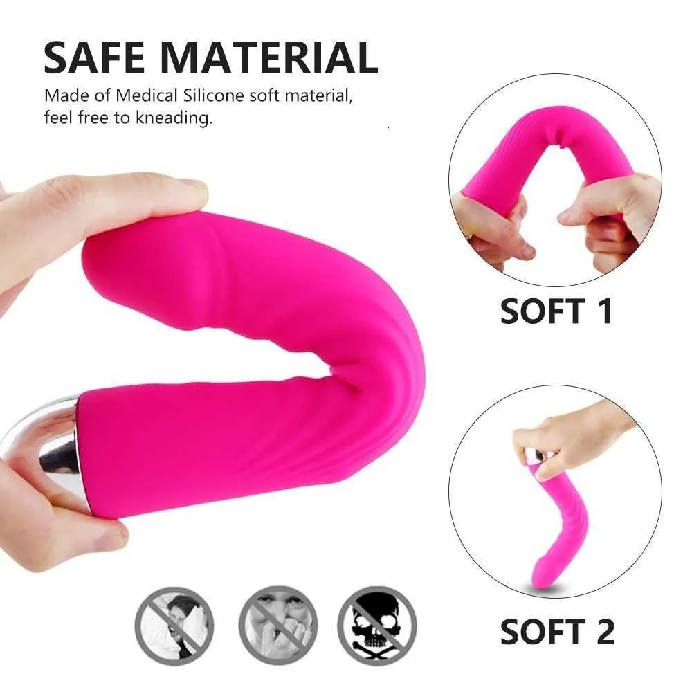 Massaggiatore per tutto il corpo Giocattoli sessuali masager Vibratore G Spot Dildo per donna Silicone impermeabile 10 modalità 4X30 8ZXL XH7V