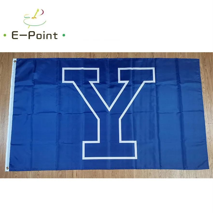 NCAA Yale Bulldogs-Flagge, 3, 5 Fuß, 90 cm, 150 cm, Polyester-Flaggen, Banner-Dekoration, fliegende Hausgarten-Flagge, festliche Geschenke3296
