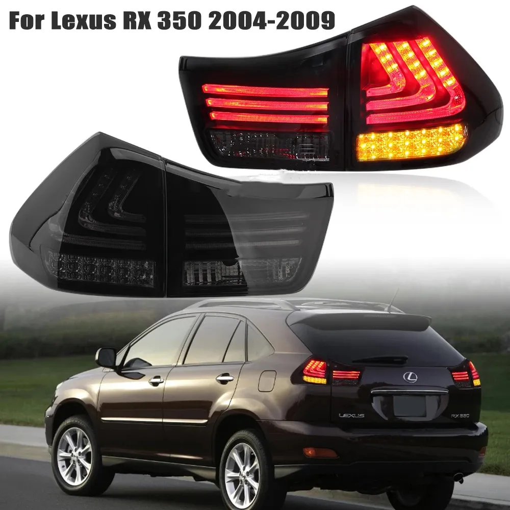 Bilstyling LED bakre bakljus f￶r Lexus RX330 RX350 20 04-20 09 Turn Signlamp varning Bromsljus k￶rlam