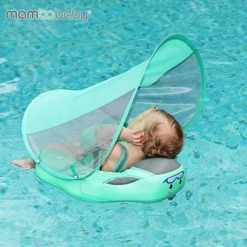 Mambobaby Float with Canopy Non Inflatable Baby Pool Float Upgraded Tail Toddler Baby Float with Removable Sun Canopy Safety Swim Float No Flip Over for Age 3-24 Months, Earth Blue Mambobaby Float with Canopy Non Inflatable Baby Pool Float Upgraded Tail Toddler Baby Float with Removable Sun Canopy Safety Swim Float No Flip Over for Age 3-24 Months, Earth Blue