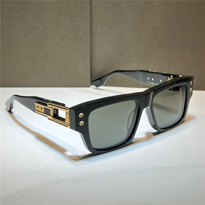 Óculos de sol masculinos verão SEVEN estilo 407 anti-ultravioleta placa retrô óculos de armação completa caixa aleatória