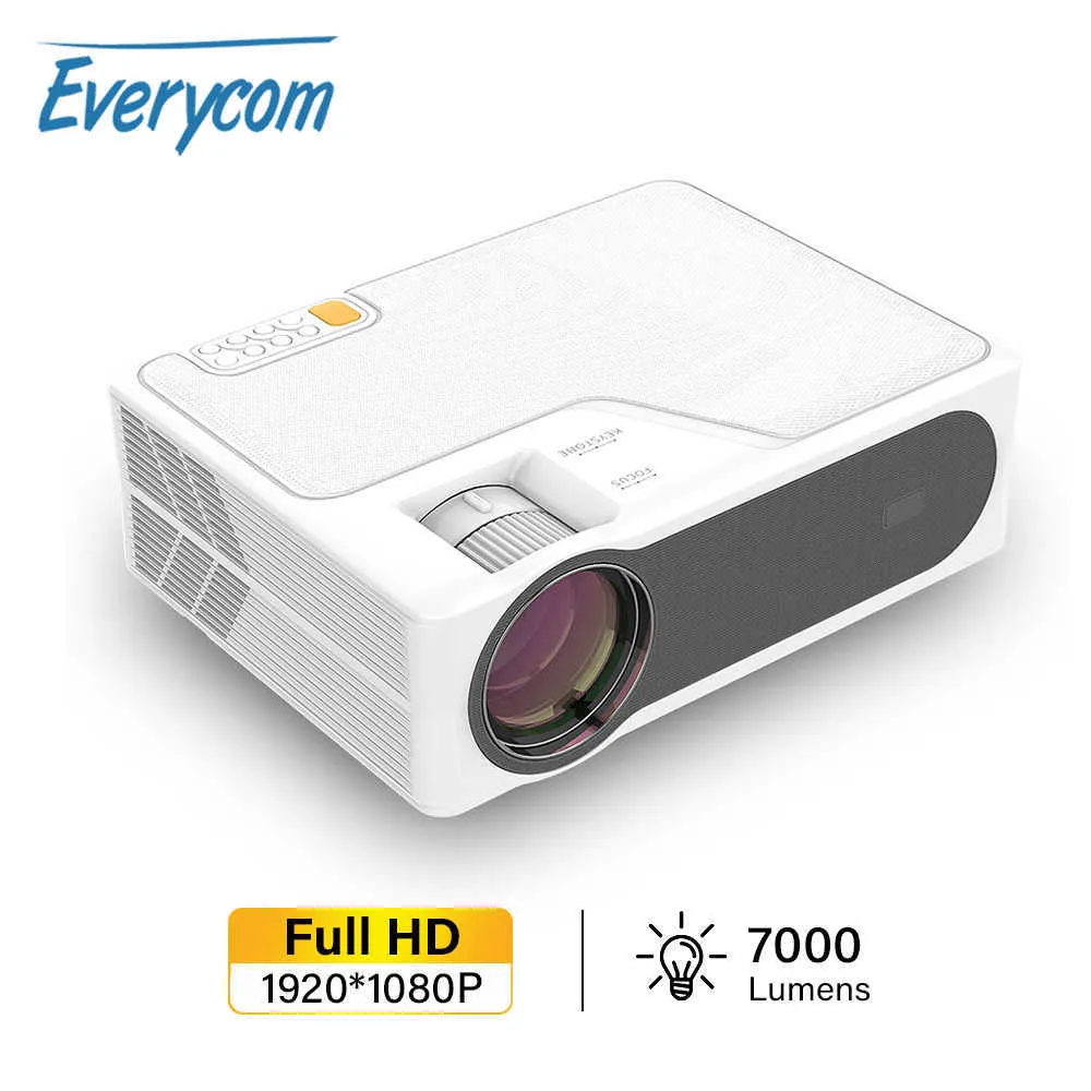 أجهزة العرض alycom yg625 projector LED LCD Native 1080p 7000 Lumens دعم Bluetooth Full HD USB Video 4K Beamer for Home Cinema Theater T221216