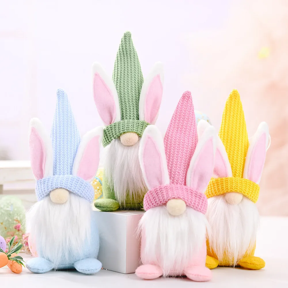 Easter Bunny Gnome Doll Elf Doll Ornament Home Decoration Supplies Desktop Ornaments