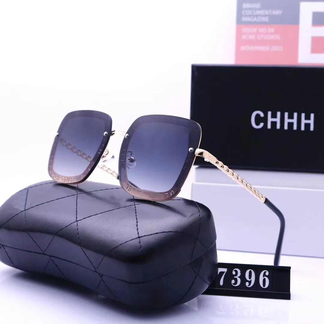 Designer sunglasses fashion Sunscreen Luxury sunglasses for men women Beach shading UV protection polarized glasses trendy gift with box very nice