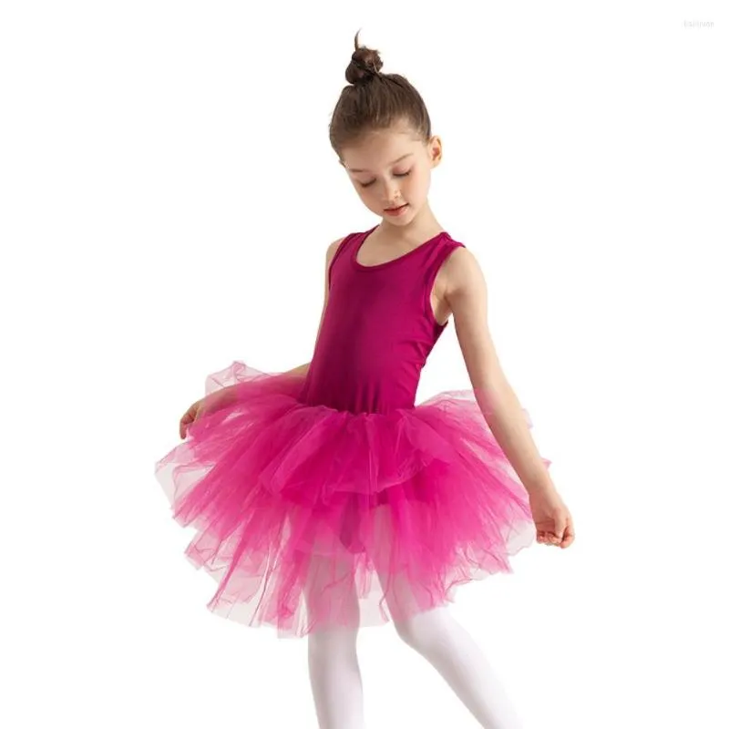 Tutù Da Ballo Per Bambine – Gonnellino Danza Leotard In Poliestere