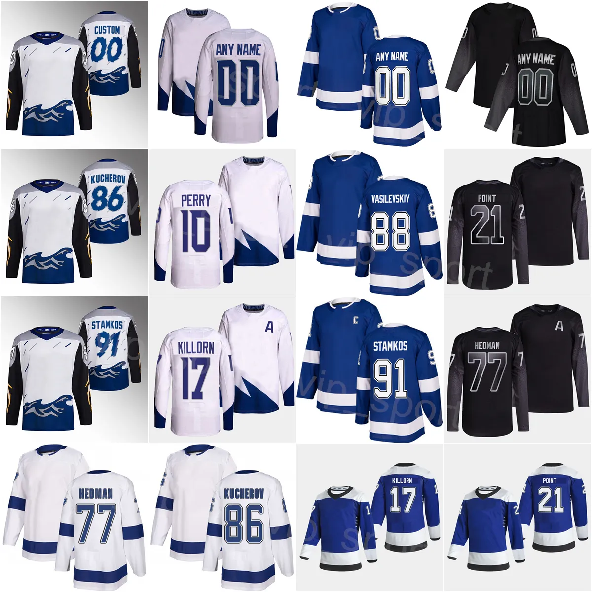 2023 Tampa Bay Lightning Reverse Retro Hockey Jersey From Vip_sport