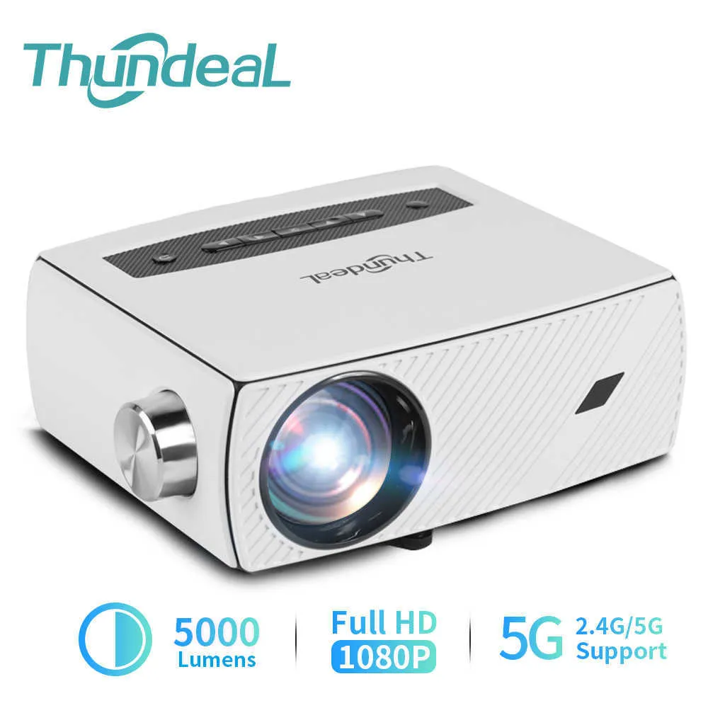 Projectors Thundeal YG430 Projector Full HD 1920 X 1080p LED Android WiFi Mini Projector 3D Video Smart -Home Theater Portable Beamer T221216