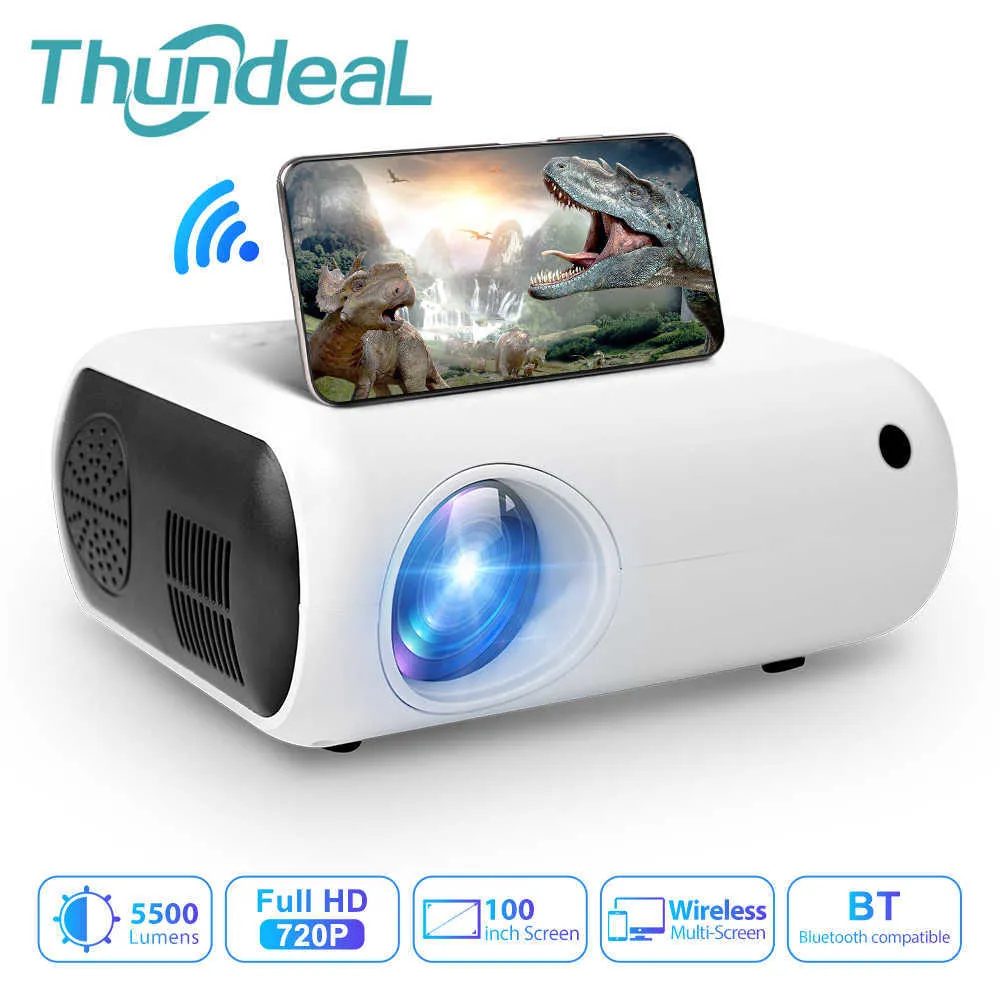 Projecteur portable A2000 Home Cinéma 3D Led Smartphone Tv Laser Beamer  Mini Projecteur pour Full HD 1080p Cinéma vidéo