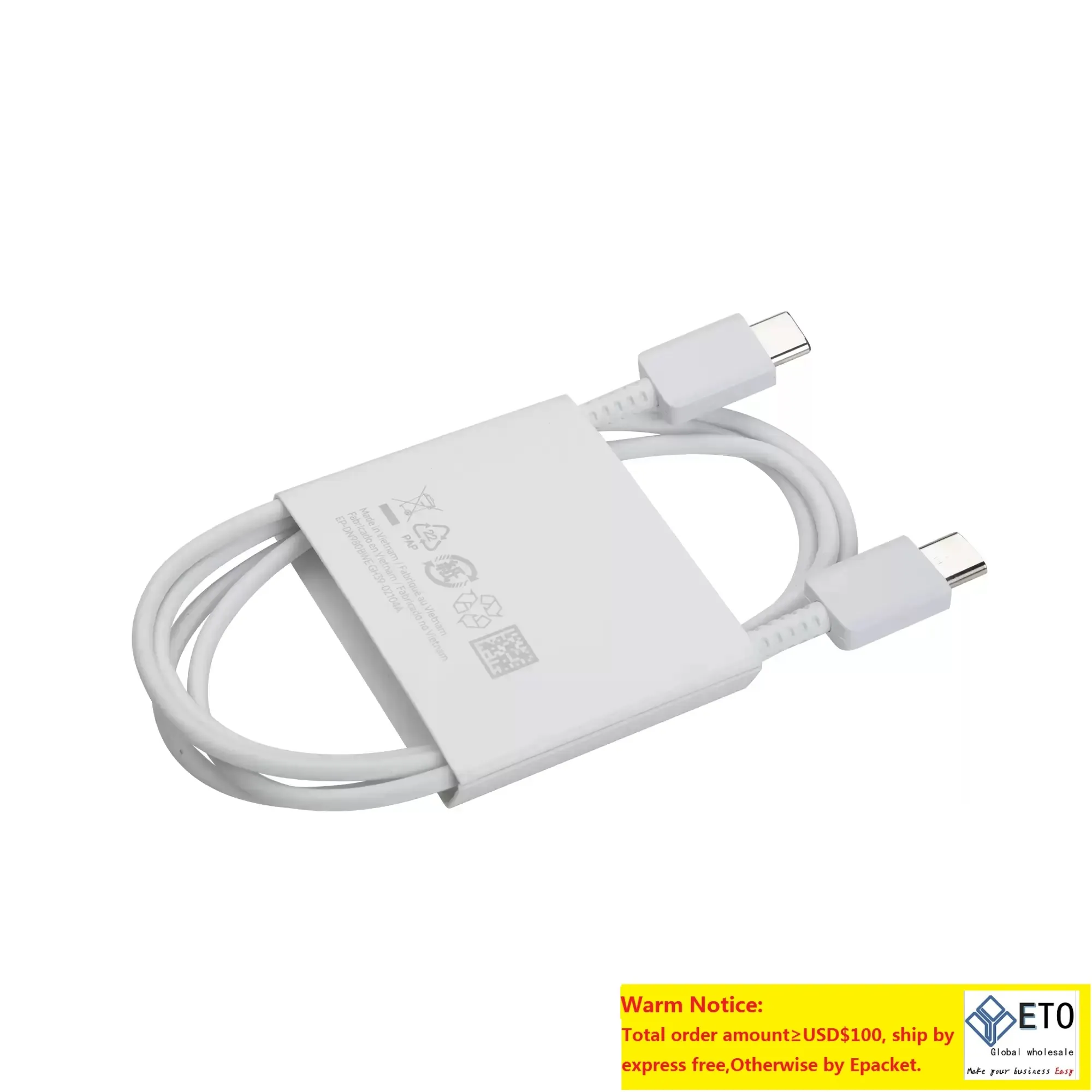 3A USB Type C To USBC Cables PD Fast Charging Charger Wire Cord For Samsung Galaxy S20 S21 Macbook Xiaomi TypeC USBC Cable