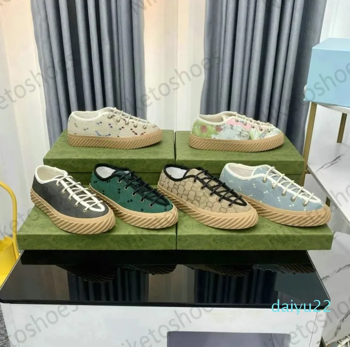 scarpe casual basse da uomo di nuova moda Scarpe da ginnastica in tela color cammello ebano stampate allover Scarpe classiche da uomo Italia Luxurys Designers Sneaker in rilievo 2022