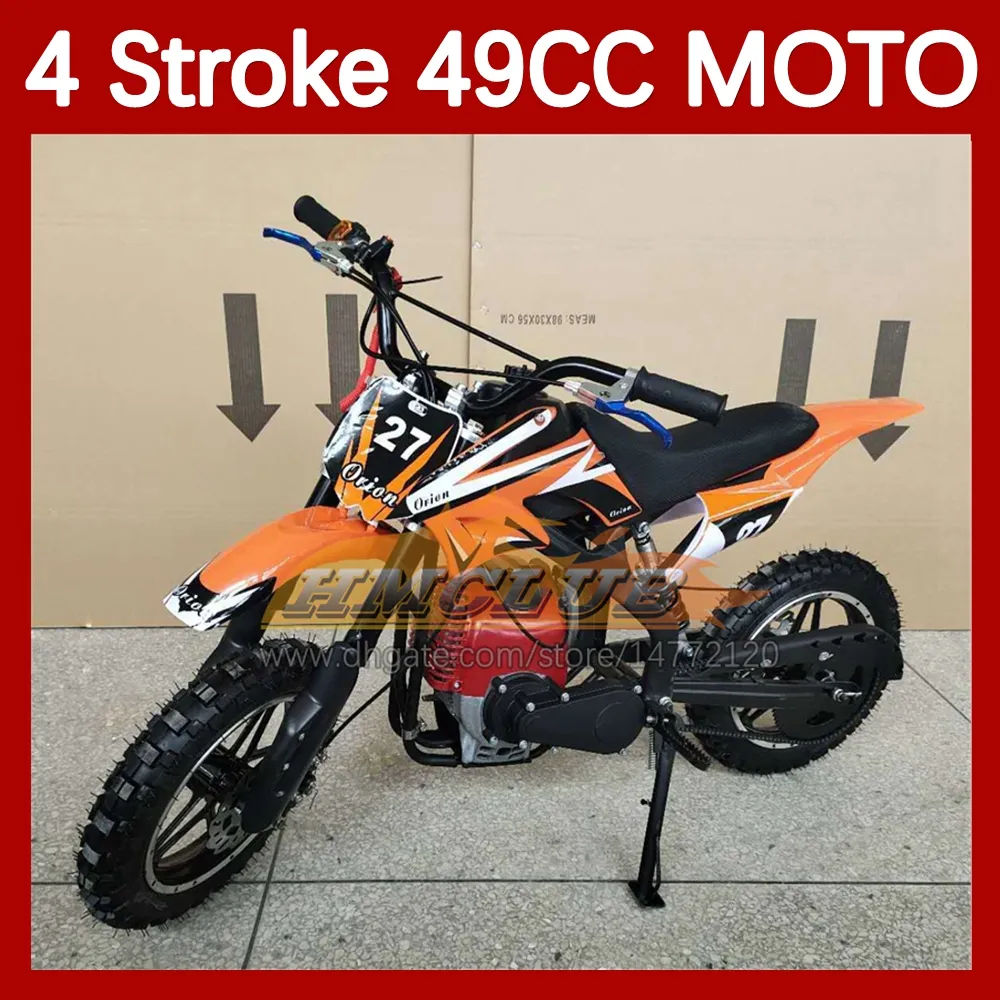 49CC ATV Pojazd terenowy Apollo Mountain Bike 4-Stroke Sports Mini Motorcycle Bencycle Gokart Dorosły wyścigi Motobike Chłopiec Zabawne Moto Prezenty urodzinowe urodziny