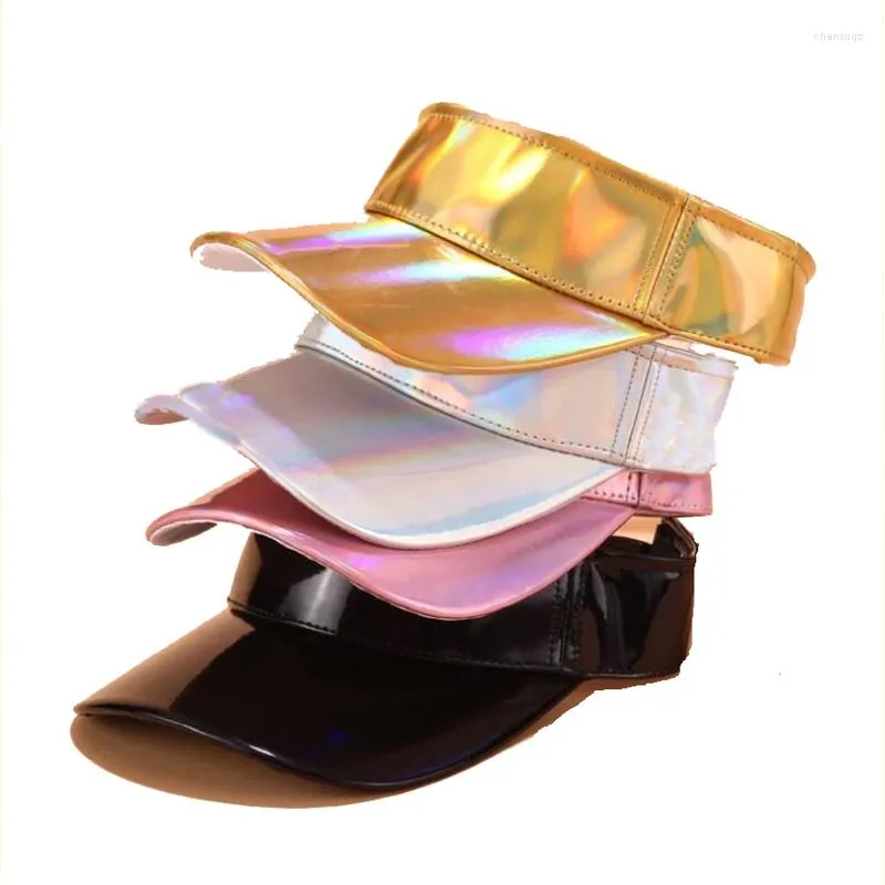 Berets 2022 TOP Pusty Hat Silver Gold Men kobiety Outdoor Sport Summer Visor Cap na golf turing tenisowy