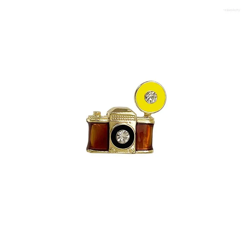 Brooches Retro Vintage Camera Enamel Brooch Pins Jewelry Gifts For Men Women