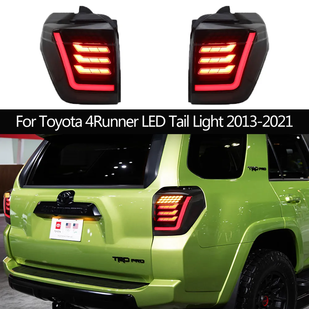 Auto-achterlichtmontage Draai Signaal Dynamische rem omgekeerde parkeergelegenheid Running Verlichtingsaccessoires voor Toyota 4Runner LED Tail Light 2013-2021