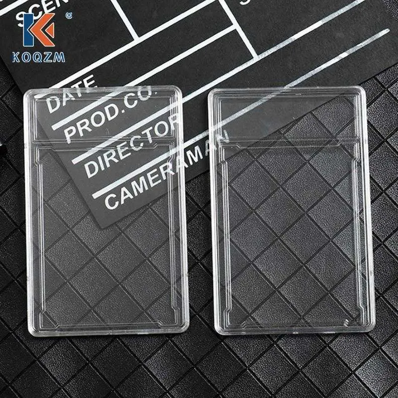 1pcs 90x65mm Acrylic Jumbo Game Star PSA Trading Card Slabs Sleeves Holder Case Identification Box Playing Plastic Slab