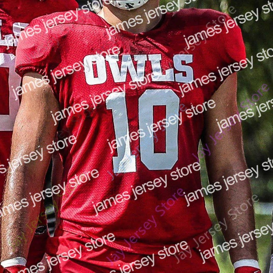 Florida Atlantic Owls Custom Football Jersey NCAA College Akileis