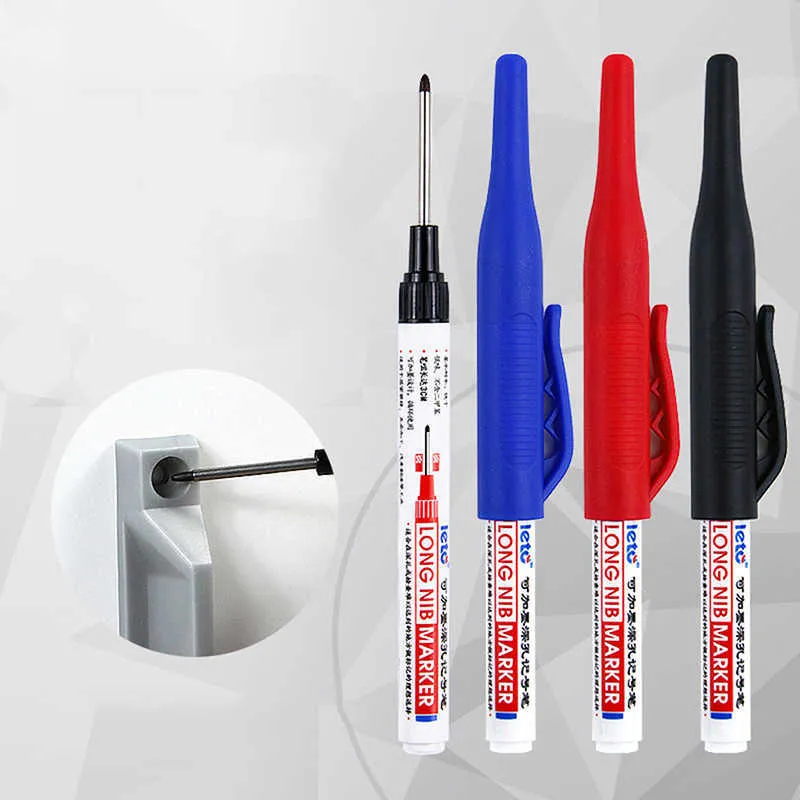 Wholesale Water Resistant 30mm Deep Drill Hole Marker Pens With Long Nibs  For Bathroom Wood And Metal Cutting Tools From Massam, $2.51