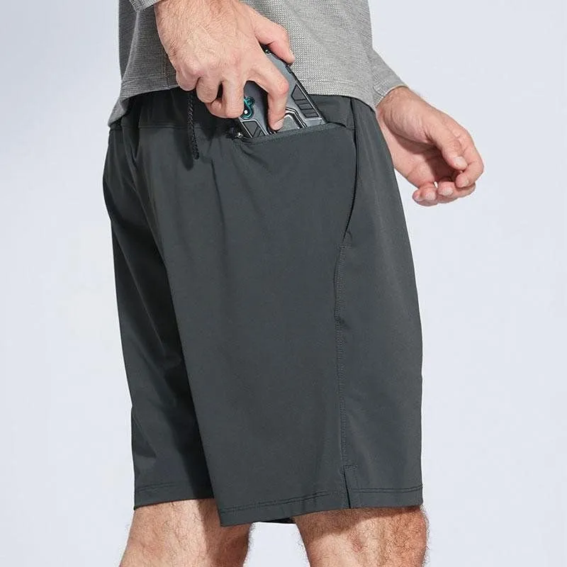 Agasalhos femininos lulus Homens Shorts de ioga de secagem rápida Calças curtas fitness com cordão ajustável Calça de moletom de treinamento de verão Bolsos traseiros embutidos Tops de corrida