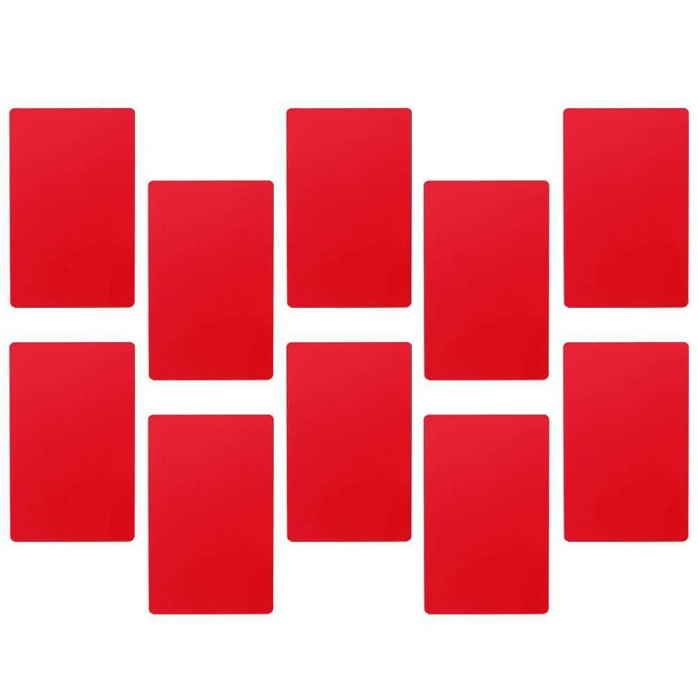비즈니스 블랭크 메탈 이름 알루미늄 조각 승화 알루미늄 DIY 블랭크 멤버십 빨간 조각판 인쇄 회의식
