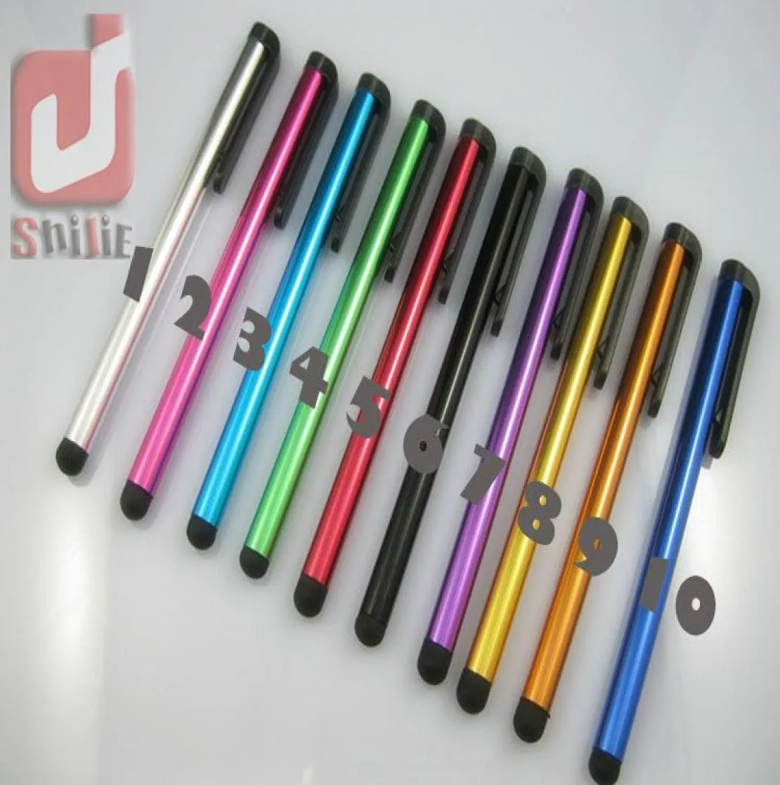Universal Capacitive Stylus Pen for Iphone 7 6 5 5S Touch Pen for Cell Phone For Tablet Different Colors 5000pcslot6134581