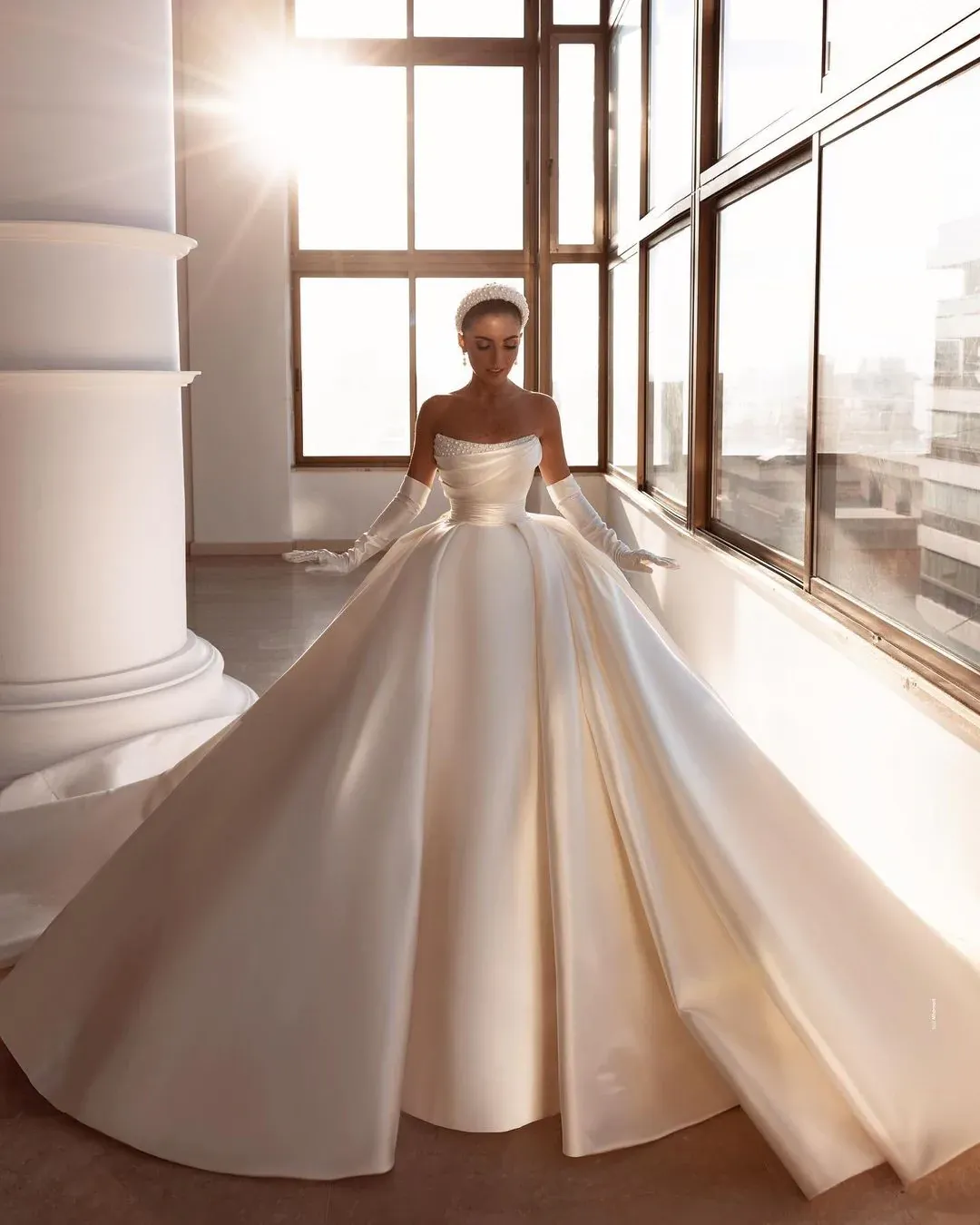 SAFIYAH | Minimalist Mermaid Silk Wedding Dress – Envious Bridal & Formal