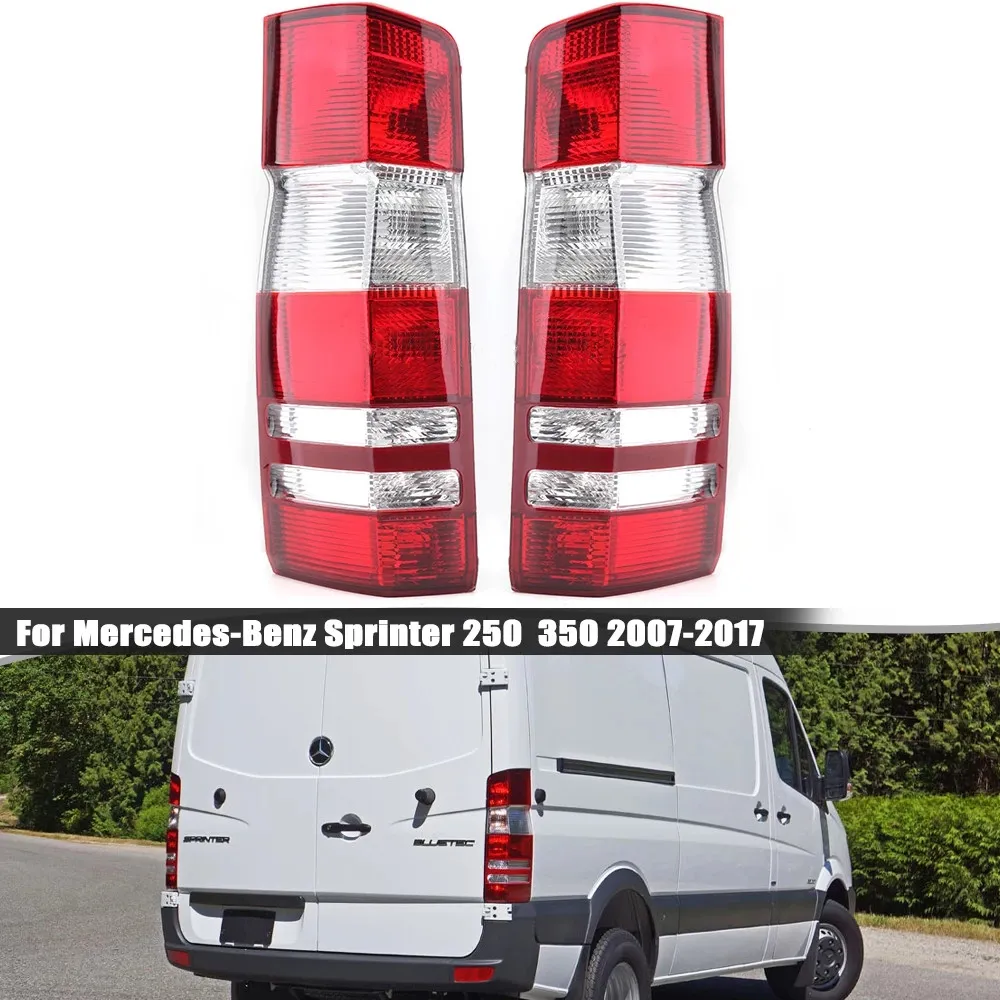 1 Definir luz traseira LED traseira para Mercedes Sprinter 250 350 20 07-20 17 Lâmpada traseira da lâmpada de freio parada luzes traseiras