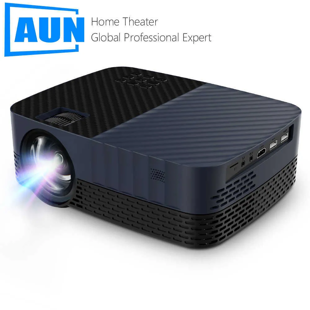 Projectoren AUN Z5S FULL HD 1080P PROJECTOR LED THEATER Android 9 TV 1920x1080p Mini Beamer 4K Vidoe Projector voor Home Cinema mobiele telefoon T221216